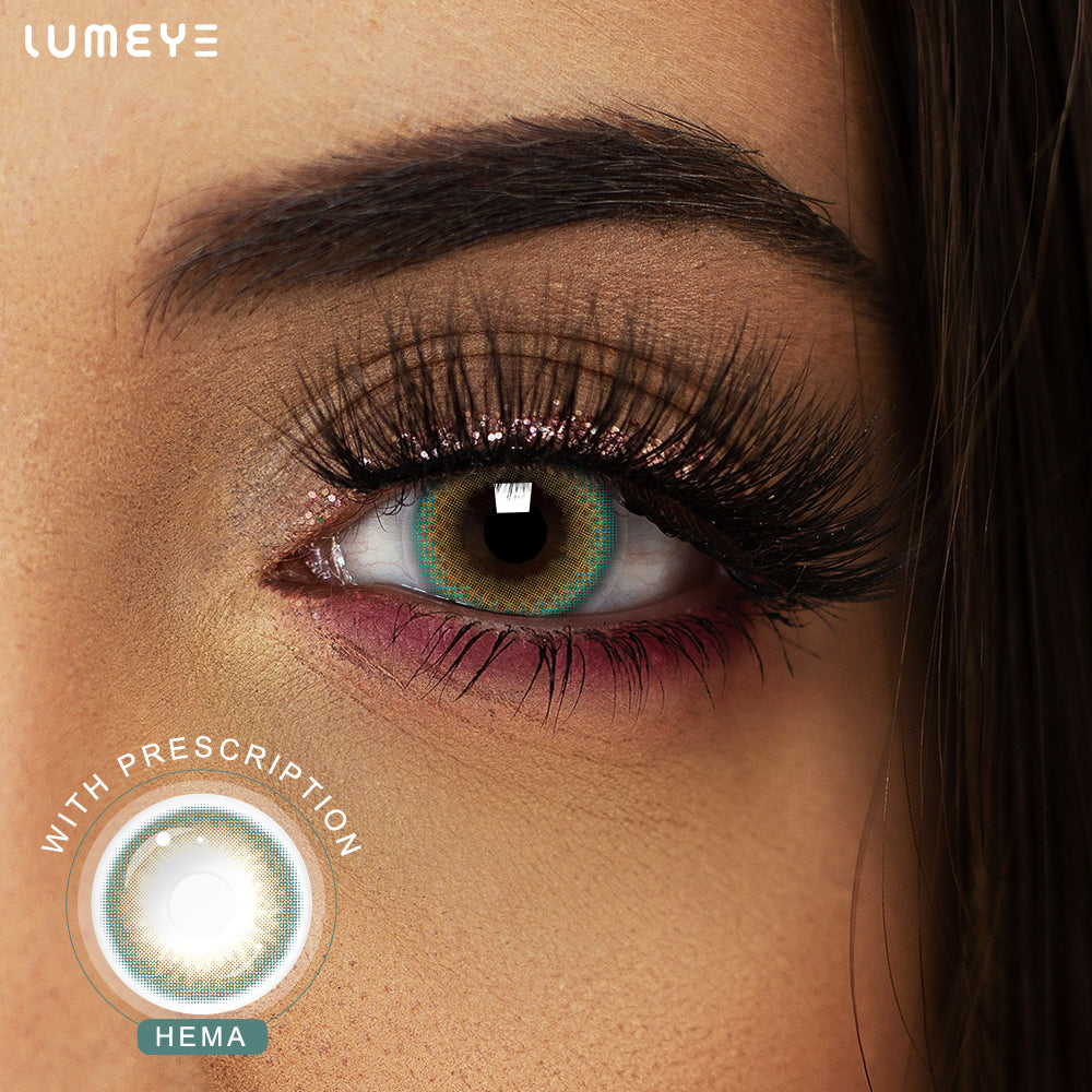 Best COLORED CONTACTS - LUMEYE Dorothy Green Colored Contact Lenses - LUMEYE