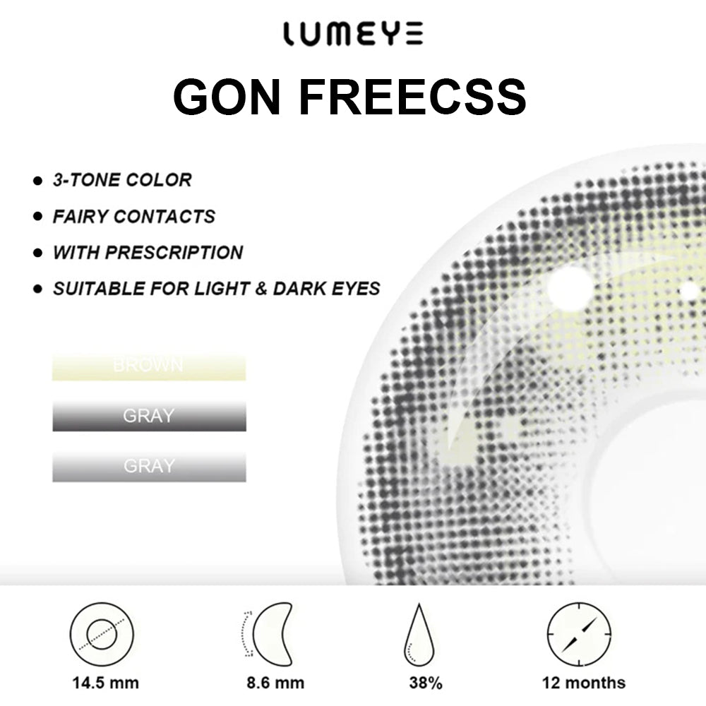 Best COLORED CONTACTS - Hunter x Hunter - LUMEYE Gon Freecss Colored Contact Lenses - LUMEYE