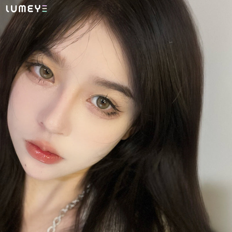 Best COLORED CONTACTS - LUMEYE Dawn Green Colored Contact Lenses - LUMEYE