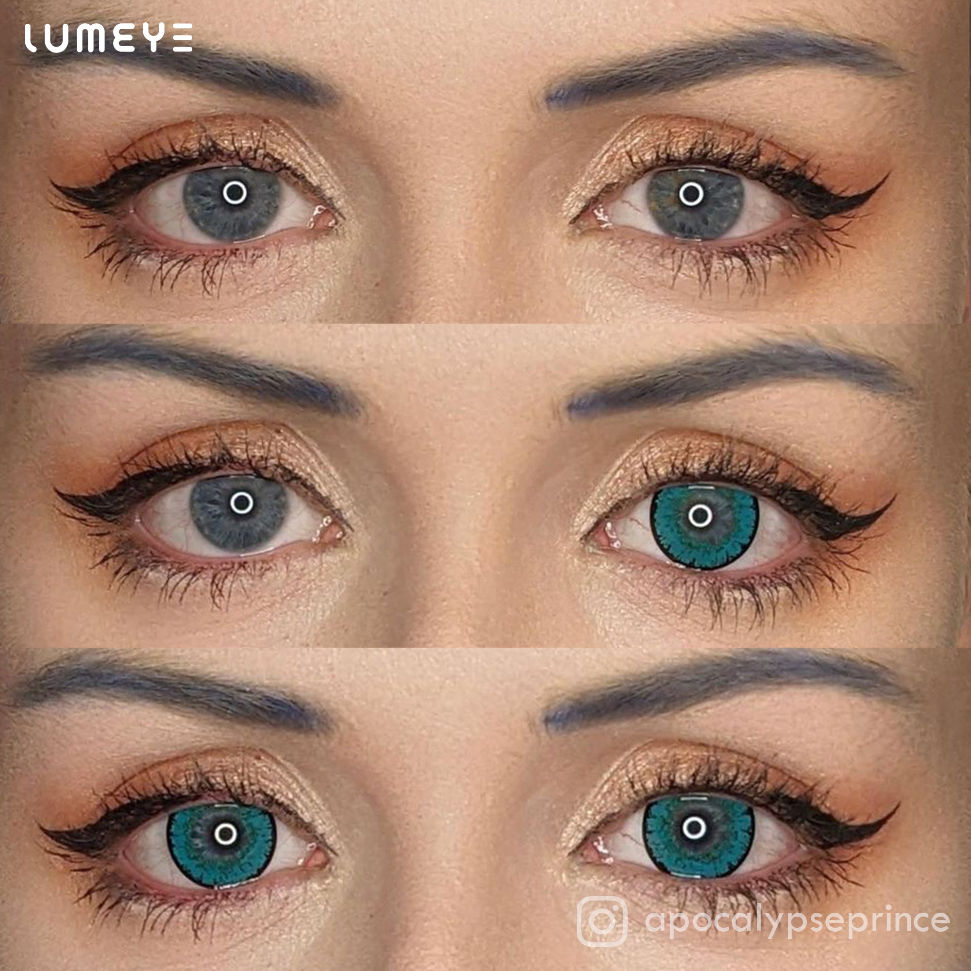 Best COLORED CONTACTS - LUMEYE Candy Melon Green Colored Contact Lenses - LUMEYE