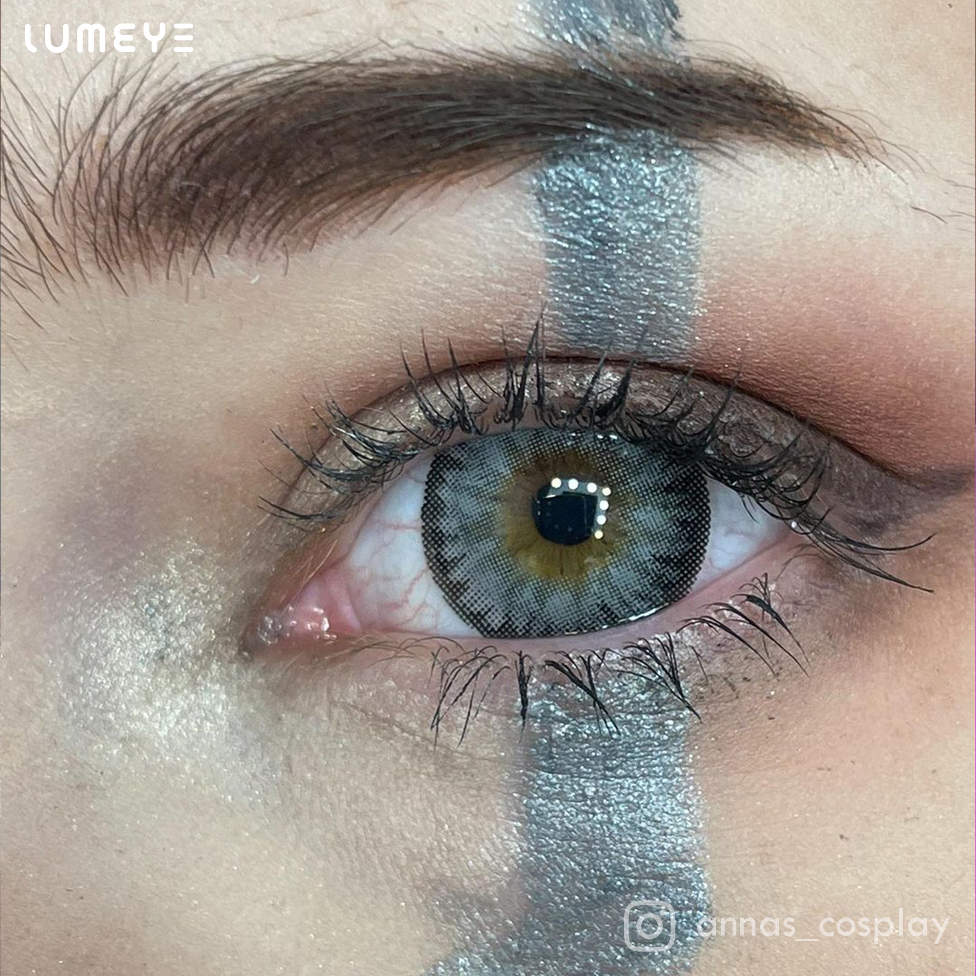 Best COLORED CONTACTS - LUMEYE Tequila Gray Colored Contact Lenses - LUMEYE