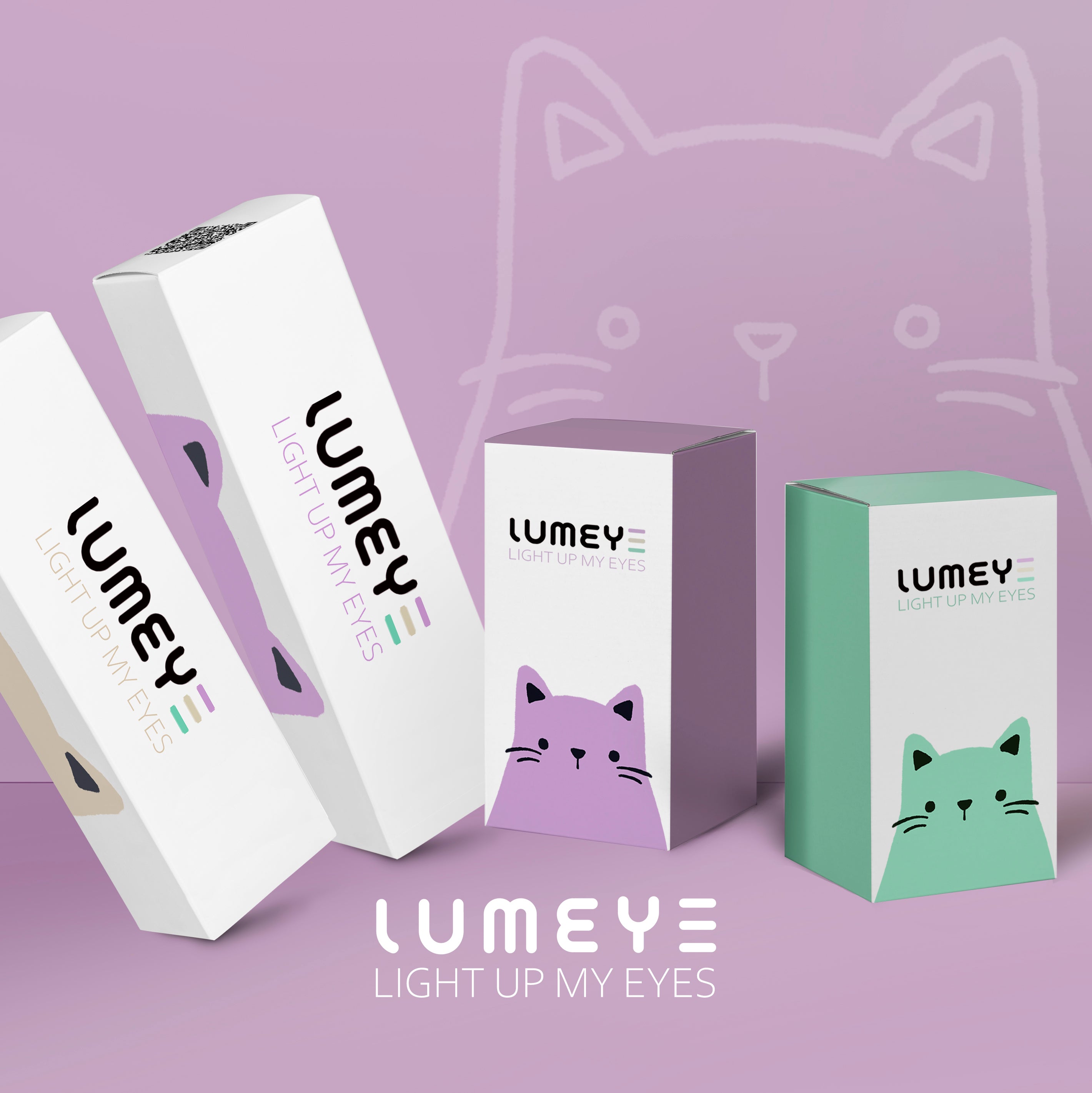Best COLORED CONTACTS - LUMEYE Mystery Blue Colored Contact Lenses - LUMEYE